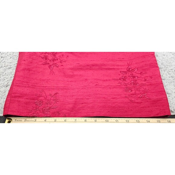 Vtg Nicole Miller Womens Silk Pencil Dress 90s Strapless Empire Red NWT Size 2 - Picture 16 of 16